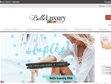Tablet Screenshot of belleluxuryusa.com